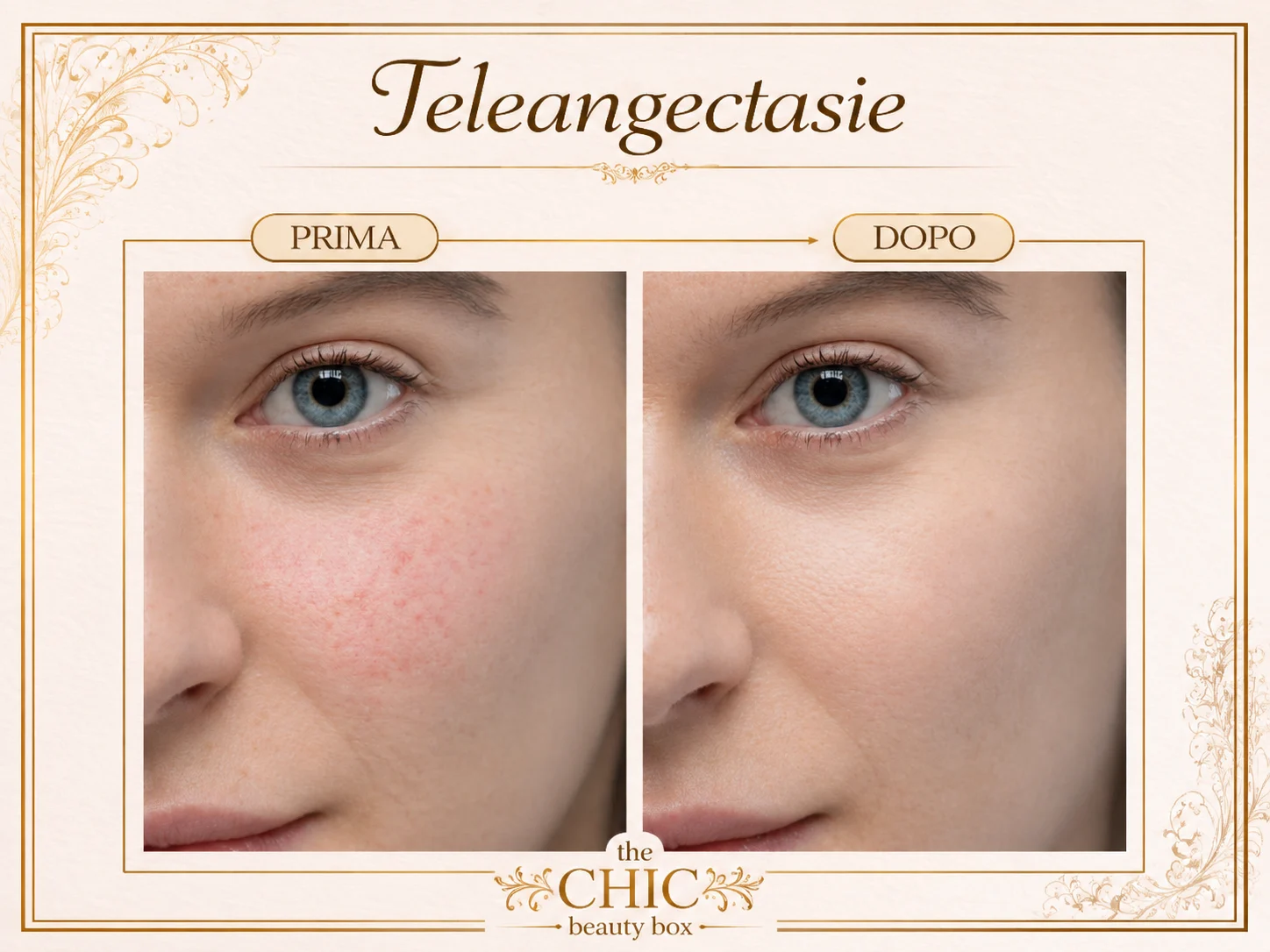 Prima e dopo: Teleangectasie